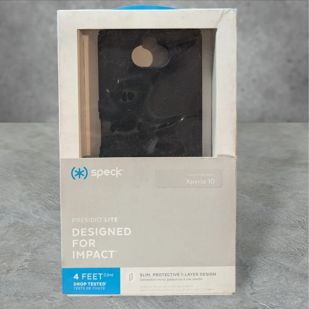 Y1. Speck Presidio Lite Case for Sony Xperia 10 Black